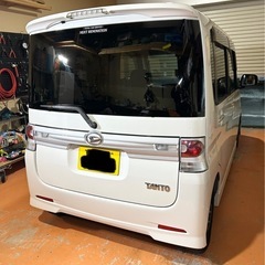 タントカスタム　後期　4WD 車検R8/10 パワスラ　サビ無の画像