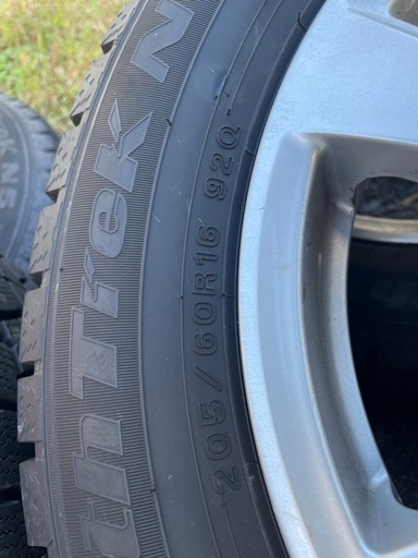 【またまた値下げ】North Trek N5◆アルミホイール＋スタッドレス4本205/60R16 16x6.5 PCD100 8分山程