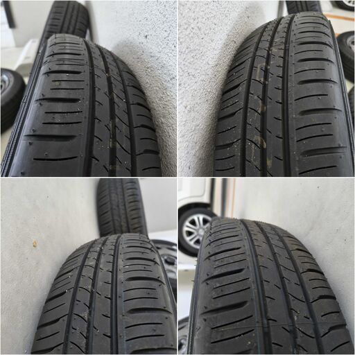 新車外し】2025年製 スズキハスラー純正 15インチ＋ダンロップタイヤ 4