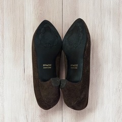 FOXTROT フォックストロット パンプス 23.5 EEE ブラウンの画像