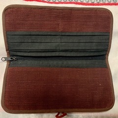 ㉑【新品未使用】アジアン⭐︎モン族古布刺繍長財布の画像