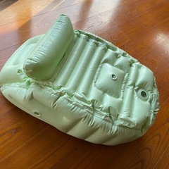 Richellリッチェル ふかふかベビーバス グリーンの画像