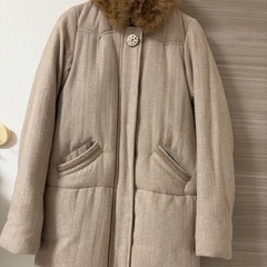 【ダウン70%フェザー30%】Ungrid リアルファー　ツイード　ロングダウンの画像