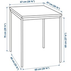 イケア　ダイニングテーブル　テーブルの画像