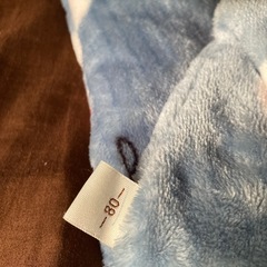 80cm もこもこオーバーオールの画像