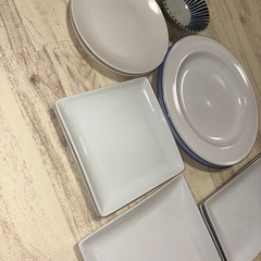 食器 皿 白 10点セットの画像