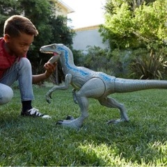 廃盤 マテル スーパービッグ ヴェロキラプトル ブルーの画像