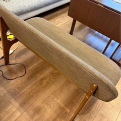 ニトリ　2人がけ　ベンチ　チェアの画像