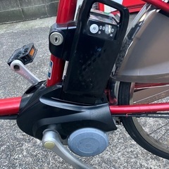 Panasonic電動アシスト自転車 レッド (やまもと) 八尾の電動アシスト