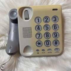 ✨《動作OK》カシムラ SS-07 停電時も使えるシンプルフォン 固定電話✨の画像