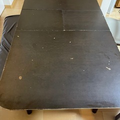 ダイニングテーブル　チェア2脚の画像