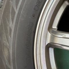 【美品】スタッドレス＆アルミホイール4本セットの画像