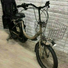 ✨美品✨室内保管✨ヤマハ パスバビー 電動自転車 大容量8.7Ah 子供乗せ  🌈新基準🌈g706の画像