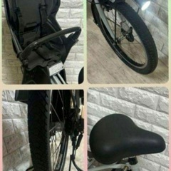 🌟🌸美品🌸室内保管🌸ブリヂストン 電動自転車 ビッケ子供乗せ  🌈新基準🌈g707の画像