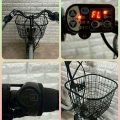 🌟🌸美品🌸室内保管🌸ブリヂストン 電動自転車 ビッケ子供乗せ  🌈新基準🌈g707の画像