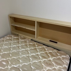 すのこベッドフレーム+マットレスの画像