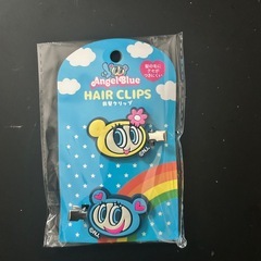 新品未使用‼️ エンジェルブルー　髪留め　クリップ　キーホルダーの画像