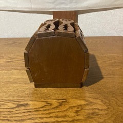 木製  彫刻 花瓶入れ 壁掛け 飾りの画像