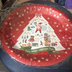 クリスマス紙皿セット新品の画像