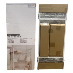 ランドリーラック壁面＆すきま収納棚 CAINS ②の画像