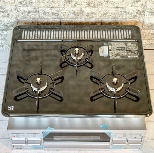 2025年製　パロマ LPガスビルトインコンロ「スタンダードトップ」幅60cm・片面焼き
