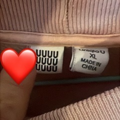 UNIQLO トレーナー　ピンクの画像