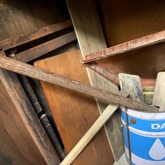 ちゃぶ台 (明治時代？) 餅つき杵の画像