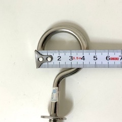 未使用品 ステンレス製 吊フック QH-8 18個の画像