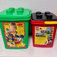 貴重 レゴデュプロ LEGOduplo 1歳半から2326と10531 中古子供の画像