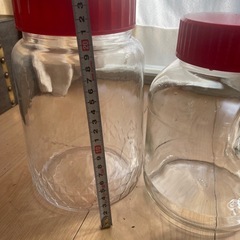 ガラス保村瓶　保存容器　ボトルの画像