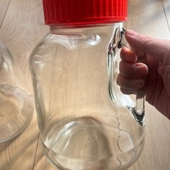ガラス保村瓶　保存容器　ボトルの画像