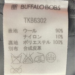 BUFFALO BOBS ウールPコート ボルドー Sサイズの画像