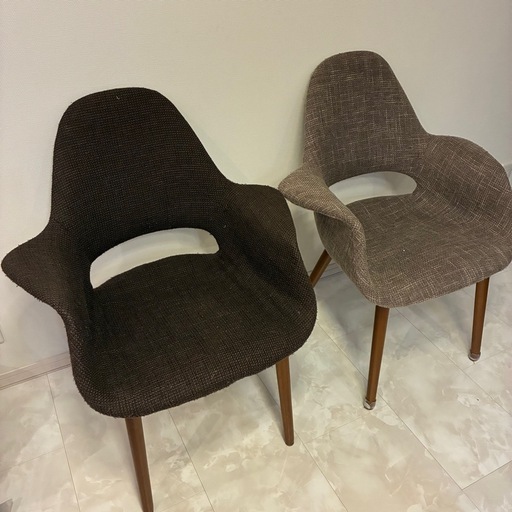 ✨定価4万円・良品✨ファブリックチェア２脚✨