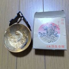 金盃　24金GP  直径7.5cm　未使用　稀少価値　経年保管のため薄い汚れ有り　の画像