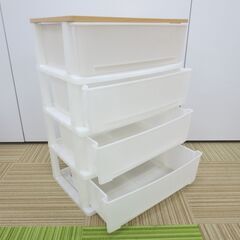 （豊中市・伊丹市 市民限定）4段収納チェスト　豊中市伊丹市クリーンランド・リユース品）管理番号251208の画像