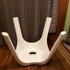 ニトリ　風呂椅子　高めホワイト差し上げますの画像