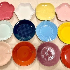 新品 未使用　花やか皿　サントリー 金麦 12枚セット　コンプリート　　の画像