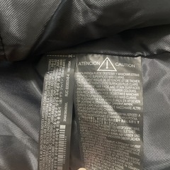 ZARA レザー調 ダウン Lの画像