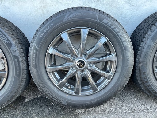 Bridgestone ブリザック VRX3 スタッドレスタイヤ＆アルミホイールセット 製造年：2021年