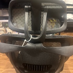 ニトリ　ワークチェア　オットマン付きの画像