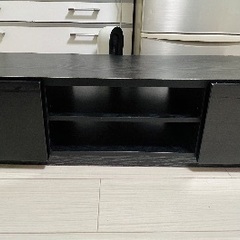 120cmテレビ台[黒]の画像
