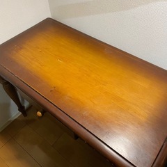 アンティーク　テーブル　デスク　机　猫足の画像