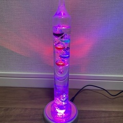 LEDライト付き ガリレオ温度計 オーナメント／ハーバリウム台座セット／美品／他にも出品中の画像