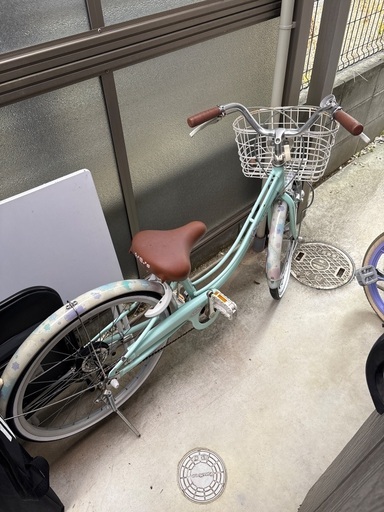 ブリヂストン子供用自転車リコリーナミントグリーン22インチ (さゆ