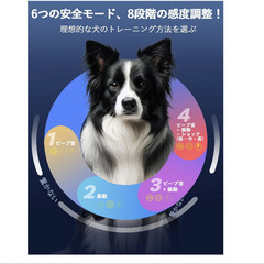 🐶【新品未使用】SPMLFL 無駄吠え防止首輪 AI全自動 8段階感度 4モード 振動 音 防水 USB充電 小型犬 中型犬 大型犬 吠え防止 しつけ 首輪 ブラック 迷惑防止 トレーニング 犬用首輪の画像