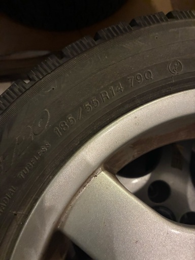 スタッドレス　ヨコハマGVARDEX K2F720 185/55R14 アルミ4穴 スタッドレス ヨコハマGVARDEX K2F720 185/55R14 アルミ4穴