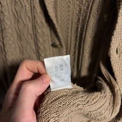 【AKM contemporary】ベージュカーディガン S【メンズ】の画像