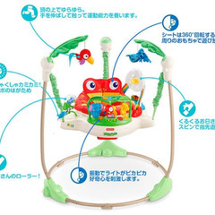 ジャンパルー フィッシャープライス レインフォレスト（ジャンプをすると音楽が流れてライトアップ）の画像