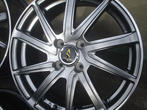 16インチ　コンパクト車用アルミホイール中古　4本セット