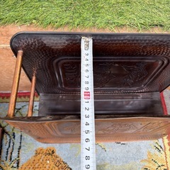 レトロ アンティーク マガジンラックの画像